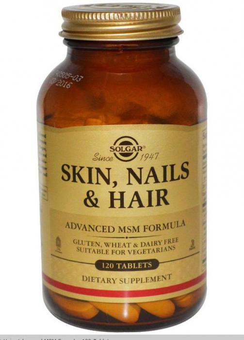 solgar vitamins skin hair nails