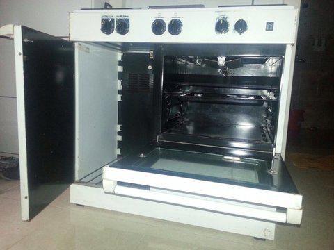 gas stove with electric ovens
