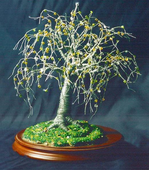 weeping willow beaded