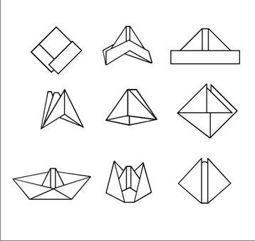 origami barco de papel