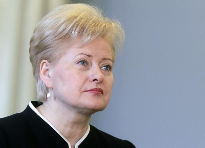 President of Lithuania Dalia Grybauskaite biography