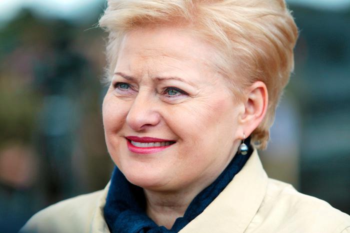 Dalia Grybauskaite young