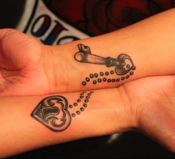 matching tattoos for husband and wife photo