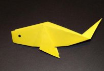 O peixe-origami para os mais pequenos