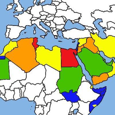 البلدان العربية