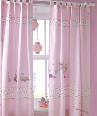 curtains for a girl's nursery