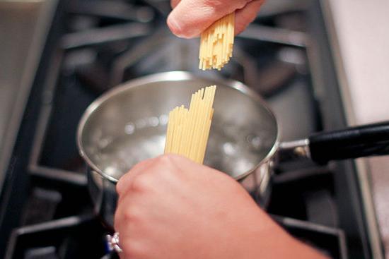 How to cook the pasta to separate them