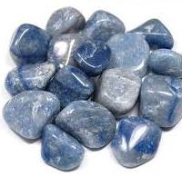 blauer Quarz Stein der Eigenschaft