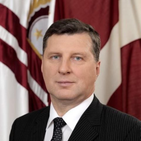 der Präsident Lettlands