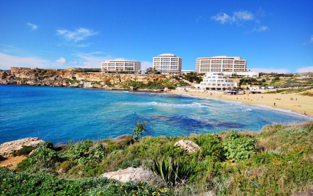 Hotéis em Malta com a sua própria praia