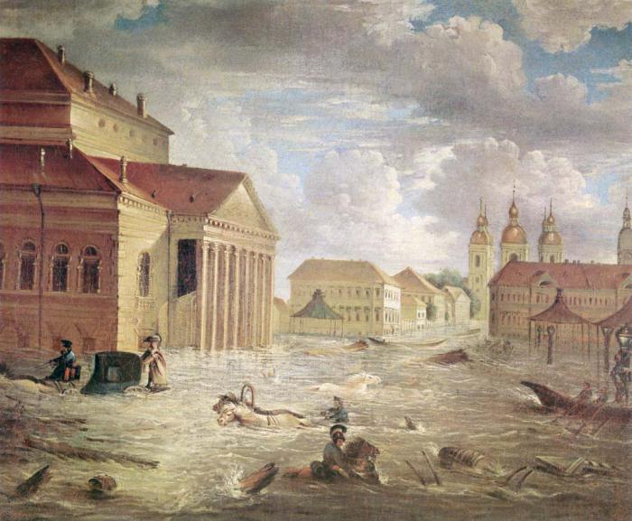 Bild von St. Petersburg im Poem der eherne Reiter