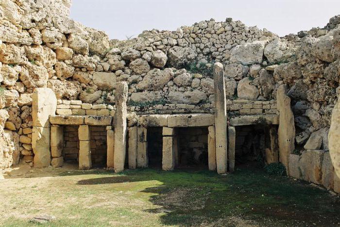 Megalith-Tempel Maltas Beschreibung die Geschichte