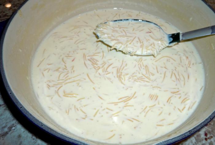 Mleczny вермишелевый zupa w мультиварке