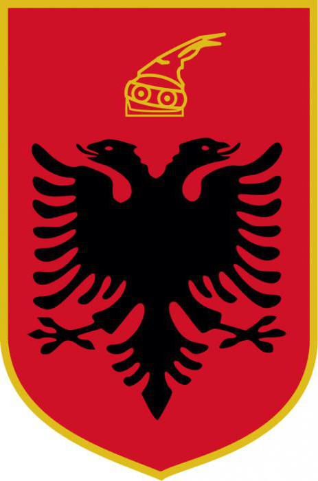 अल्बानिया झंडा