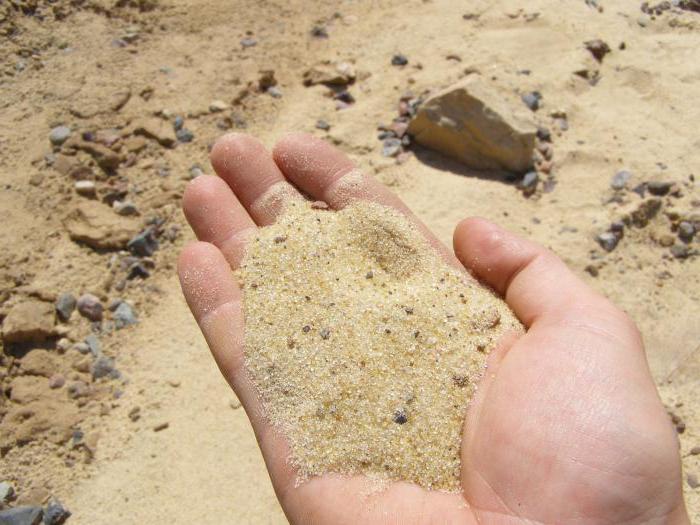 ما هي خصائص الرمال
