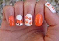 How to make an autumn manicure with a Fox?