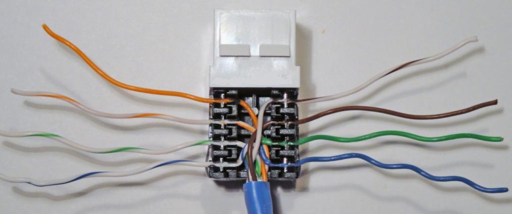 la Conexión de los cables