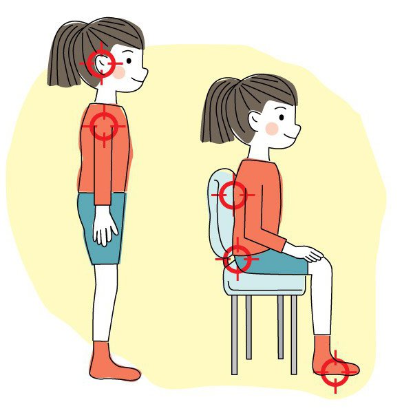 exercises for the formation of correct posture in children