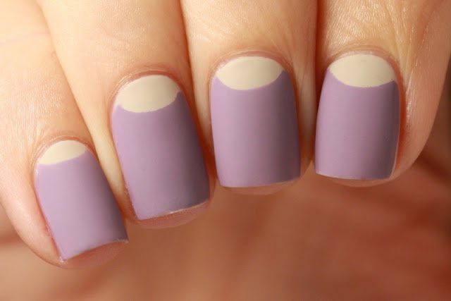 matte manicure at home photo