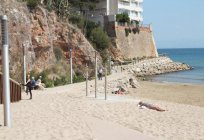 The most famous beaches of Salou (Spain)