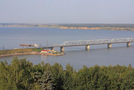 Kaiserbrücke in Uljanowsk geschlossen