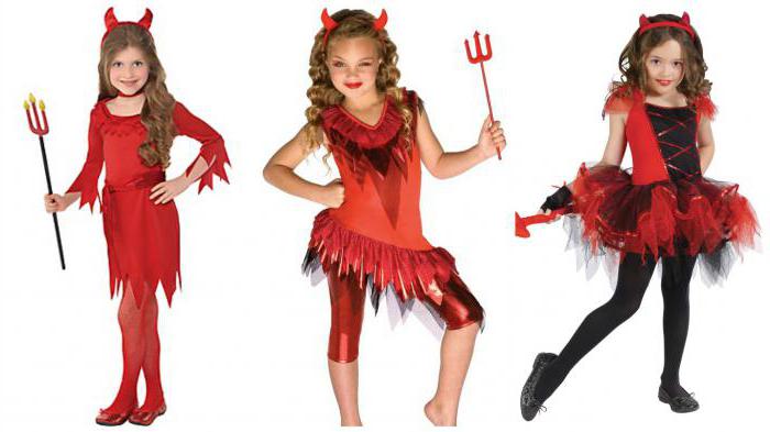 the devils Costume for girls