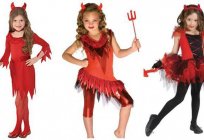 Machen Kostüm für Mädchen Teufelinnen. mit Ihren Händen