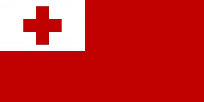 bandera Roja, cruz blanca