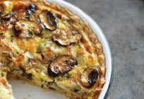 Torta de cogumelos e queijo: receitas interessantes