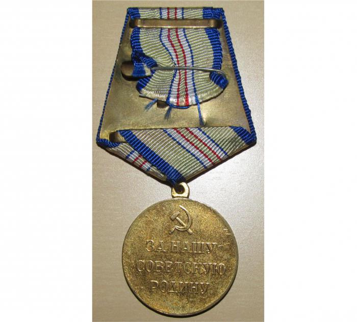 授予奖章为国防部的高加索地区的