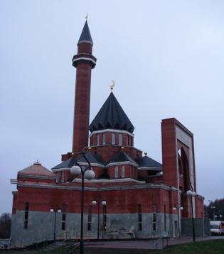 la mezquita de moscú de la dirección de
