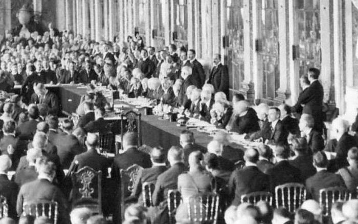 प्रतिभागियों को पेरिस में शांति सम्मेलन 1919
