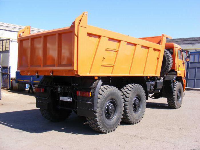 KAMAZ-65222 डंप ट्रक विनिर्देशों