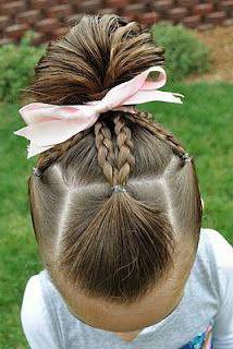 easy hairstyles for long hair kids