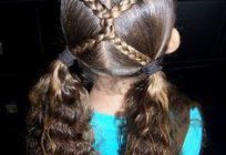 Haircut on long hair to a child. Options for festive and everyday hairstyles