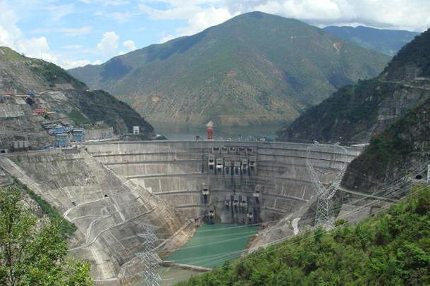 la más alta de la presa de la central hidroeléctrica en el mundo