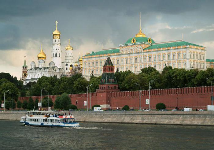 excursion by boat in Moscow