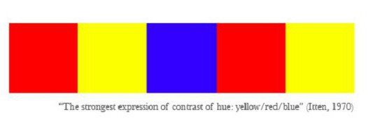 as leis da harmonia de cores