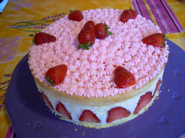 Tort фрезье fraisier przepisy kulinarne