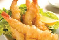 Shrimp tempura. As in 