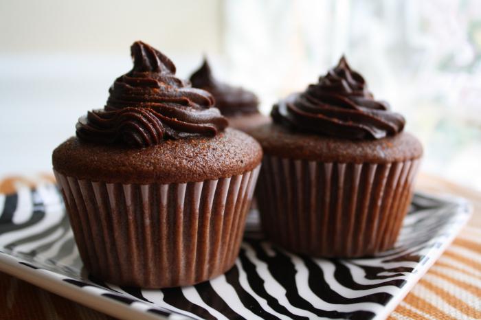 Schokoladen-Cupcakes. Rezept
