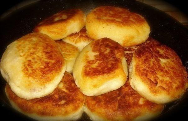 potato cakes in the oven