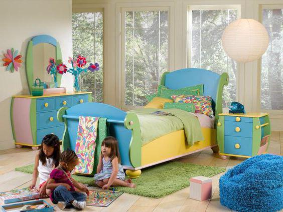 furniture for children's room with their hands