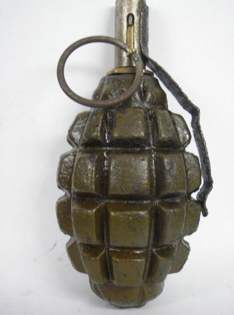 granada de mano de la f1