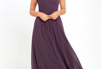 紫色的连衣裙:谁的风格是合适的，穿什么