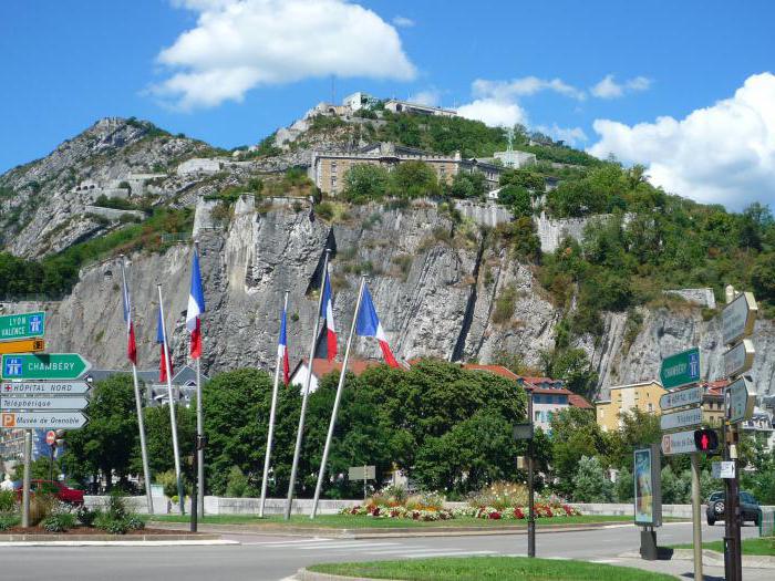 die Stadt Grenoble Frankreich