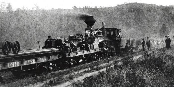 demiryolları ABD, 19. yüzyılda