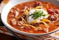 Çorbası biftek sosu için: bir yemek tarifi ve malzemeler