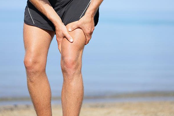 Забітыя мышцы ног