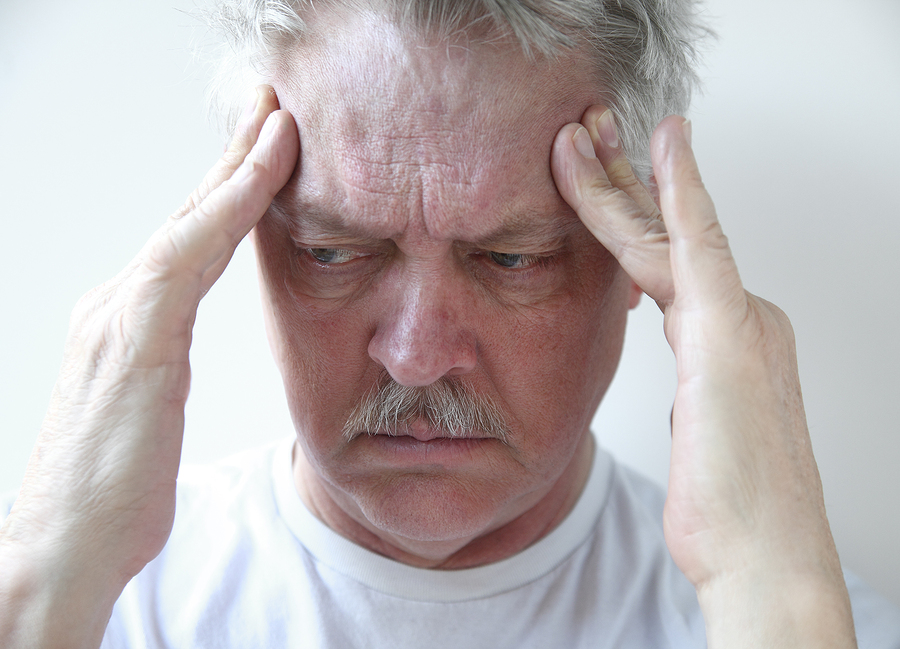 Druck - die Ursache der Kopfschmerzen bei Männern
